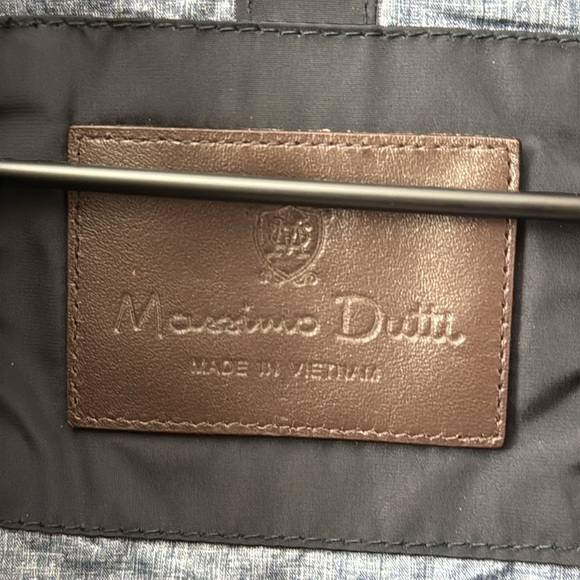 Massimo Dutti Lightweight Windbreaker Jacket Navy - Picture 6 of 8